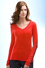 Long Sleeve Cotton Jersey V-Neck T-Shirt