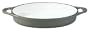 Daniel Boulud Kitchen Infiniti Cast Iron Cookware 12 inch Oval Roaster Pan, Gray