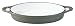 Daniel Boulud Kitchen Infiniti Cast Iron Cookware 12 inch Oval Roaster Pan, Gray