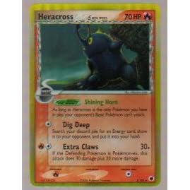2006 Pokemon EX Dragon Frontiers Holo Heracross #3/101