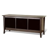 Prepac Manhattan Espresso Cubbie Bench