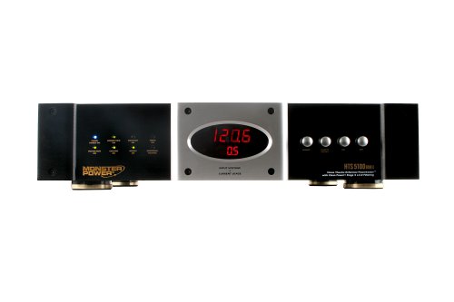 Monster Home Theatre Reference HTS 5100 MKII PowerCenter with Clean Power Stage 4 v.2.1 10 surge-protected, color-coded outlets. (MP HTS5100 MKII)