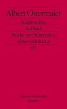 Katakomben - Auf Sand: St&uuml;cke und Materialien (edition suhrkamp) - Albert Ostermaier