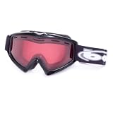 Bolle X-9 OTG Ski Goggles - Shiny Black Frame - Vermillon Lens ~ Bolle