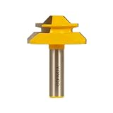 Buy 45 Degree Lock Miter Router Bit - Medium - 3 4 Stock - Yonico 15127 by Yonico