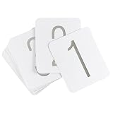  : Silver Foil Table Numbers