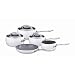 Marco Pierre White, Green Pan and Russell Hobbs Cookware Set, 5 Pieces, White
