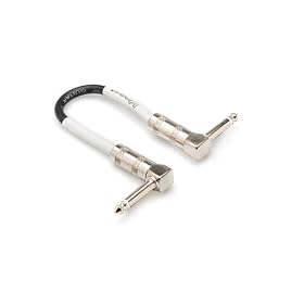 Hosa CPE106 Guitar Patch Cbl Dbl Right Angle 6 In