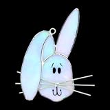 SWITHCABLES STAINED GLASS NIGHT LIGHT COVER - BUNNY - SW003