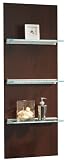Fackelmann 81987 Seiten-Paneel POINT mit Beleuchtung schoko 115x40x21