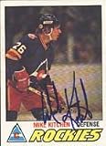 Mike Kitchen, Colorado Rockies, 1977 Opee Chee Autographed Card