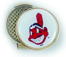 Cleveland Indians Hat Clip & Golf Ball Marker