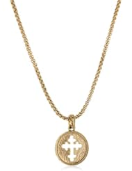 The Vatican Library Collection Cutaway Cross Medallion Necklace