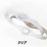 【正規品】 POWER BALANCE(パワーバランス) シリコン・ブレスレット クリア L(20.5cm)