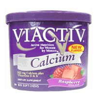 Viactiv Soft Calcium Chews For Women With Vitamin D And K, Raspberry - 60 Each