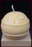 4 Antler Ball Candle in Palm Wax - Fruit Scents, Pineapple Supreme