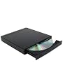24x USB External Slim CD-ROM Drive (Black)