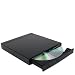 24x USB External Slim CD-ROM Drive (Black)