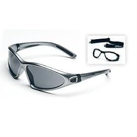 Body Specs Sunglasses or Goggles BS-Twin Chrome Silver Frame 2 Lens Set