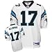 Jake Delhomme Jersey: Reebok White Replica #17 Carolina Panthers Jersey - Large
