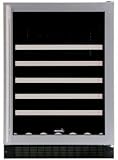 Marvel Luxury Series 61WCMBSGR 24 Wine Cellar, 45-Bottle Capacity, Right Hinge