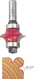 Freud 99-024 1/4-Inch Radius Corner Beading Bit with 1/2-Inch Shank