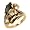 Women's Nature Smoky Quartz Swarovski Crystal Gold Tone Ring, Size: 5-10