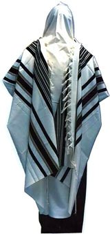 Traditional Tallit 100% Wool Tallis Talit or Talis R-70 FRUM SIZE
