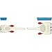 PC to Fax/Modem Serial Cable, 2m (9DF/25DM)