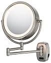 Touch Control 5X Magnifying Wall Mirror (Brushed Nickel)