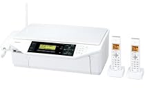 SHARP 見楽るプリント ファクシミリ複合機 ホワイト UX-MF25CW (1台7役 子機2台)