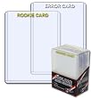 BCW 3 X 4 Topload Card Holder - Rookie / Error Imprinted (8 Pack) Baseball, Football, Basketball, Hockey, Golf, Single Sports Cards Top Load - Sportcards Card Collecting Supplies