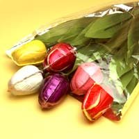 Chocolate Tulips by Madelaine Chocolates