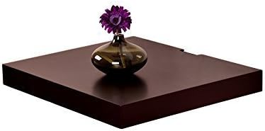 Welland Camrose Espresso Wall shelf for TVs Video and Decor , 18 L by 16 W by 2 D by Wellpro 1169012522