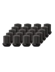 Automotive Parts and Accessories: DPAccessories LCR3B8CCOBK05020 20 Premium Black Closed Ball Seat Lug Nuts For OEM Wheels (M14x1.5) 1.26" Tall - DPAccessories