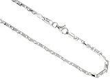 20 In. Sterling Silver Italian Baht Chain, 1/8 In. (3.0 Mm), Nickel Fr...