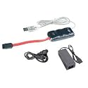 Sabrent SATA-C35U Serial ATA to USB 2.0 Cable Converter Adapter with Power Supply