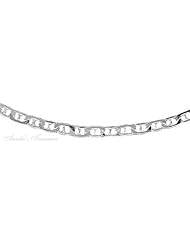 Sterling Silver 3mm Light Marina Chain Anklet Necklace Bracelet 80