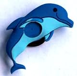 Dolphin Jibbitz Crocs Hole Bracelet Shoe Charm ~ Ocean Sea Animal Flipper