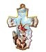 Wooden Wall Cross - Saint Michael - 8.25" Height - MADE IN ITALY