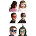 Black and Red Super Hero Mask