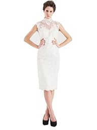 VILAVI Women’s Sheath High neck Short…