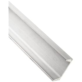 Aluminum 6061-T6 U-Channel, ASTM B221, 0.15" Thick, 5" Width, 2-1/4" Leg Length, 72" Length: Industrial &amp; Scientific