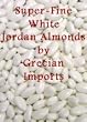 Grecian Imports Brand - Jordan Almonds - Super Fine (Best Grade) - White - Polished (shiny) 1 pound