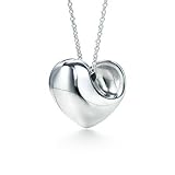 TIFFANY＆Co. ティファニー ネックレス フォールド ハート シルバーペンダント 並行輸入品 (品番:235)