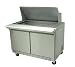Ascend Refrigeration JMP-4818 2 Door All Stainless Steel Refrigerated Mega Top Sandwich/Prep Table