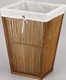 Hamper Laundry or Storage in Bamboo w/ Cotton Liner by Whitney Design