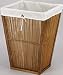 Whitney Bamboo Hamper with Lining