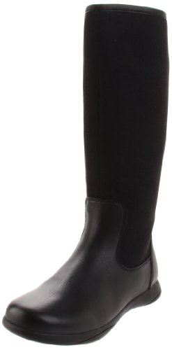 Camper Spiral 90136-001, Mädchen Stiefel, Schwarz (Napa Negro,Microt.Negro/Star Neg -1), EU 27