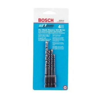 Bosch CC2410 Clic-Change 4-Piece Masonry Bit Set